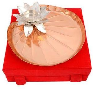 Copper Pooja Thali