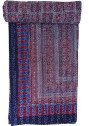 Fine Stitched Kantha Throw Blankets