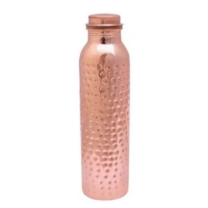 Copper Hammered Design Bottle
