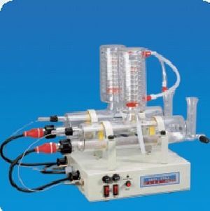 Double Distillation Unit with Silica Heater