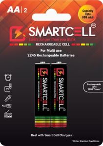 1.2V AA Size Rechargeable 800mAH Battery