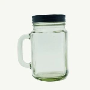 Glass Handle Jar