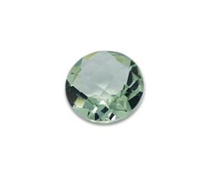 Round Shaped Green Amethyst Gemstone