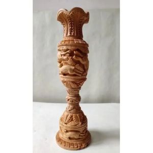 Wooden Flower Vase