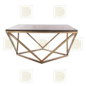 Center Table With Wooden Top