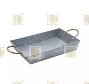 Galvanized Serving Tray For Home Hotel
