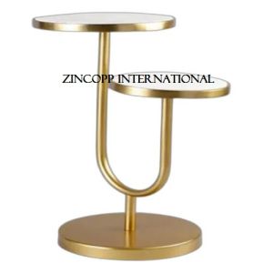 Golden contemporary side table