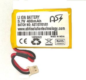 3.7V 400mAh Lithium Ion Battery