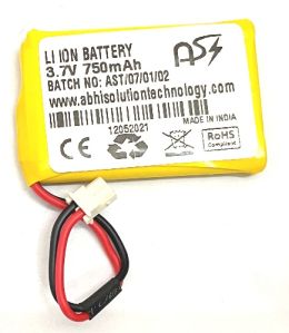 3.7V 750mAh Lithium Ion Battery