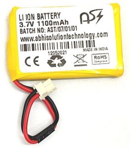 3.7V 1100mAh Lithium Ion Battery