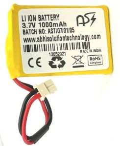 3.7V 1000mAh Lithium Ion Battery