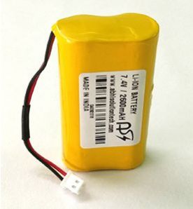 7.4V/2600mAh Electric Vehicle Lithium Ion Battery