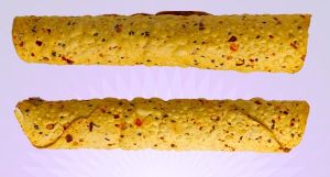 Chana Masala Papad