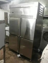 Four door vertical freezer