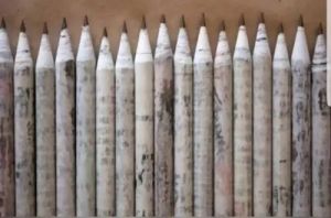 recycled paper pencil