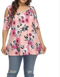 Clothing Floral Printing Tunic Top