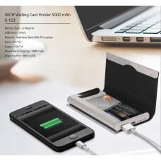 Visiting Card Holder with Power Bank