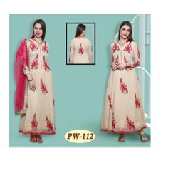 Latest anarkali embroidey ladies suits