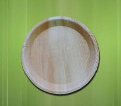 12 inch round areca leaf plate