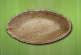 8 Inch Areca Leaf Oval Plate