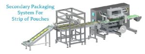 Secondary Packaging System For Strip of Pouches