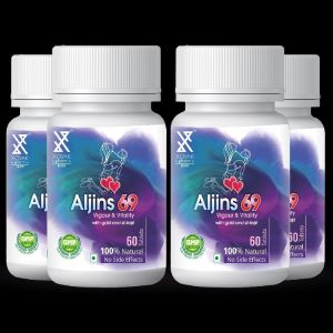 Ayurvedic Aljins 69 Tablet For Augment Libido and Sexual Desire, Improve Sperm count