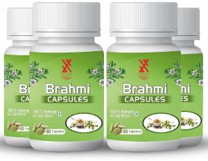 Brahmi Capsules Stress Relief, Alertness, Adaptogen, Improve memory, Sound Sleep and Brain tonic