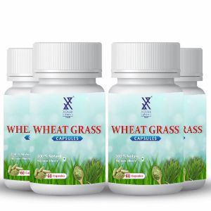 Wheat Grass Capsules Rich in phytonutrients, Body Detox, Aids Digestion, Stress Relief