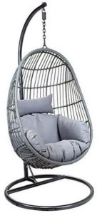 Arvabil Handmade Rattan Hanging Swing Chair for Bedroom