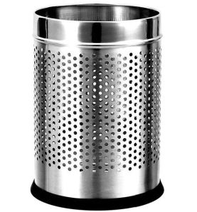 Perforated Stainless Steel Bin