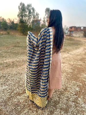 Multicolor Mercerized Cotton Dupatta