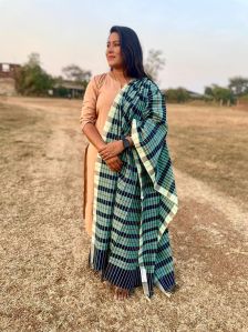 Multicolor Mercerized Cotton Dupatta