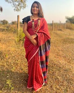 Festive Wear Pure Cotton Saree