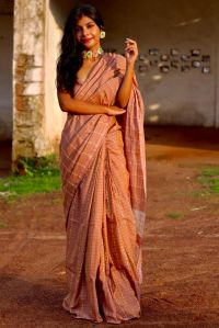 Party Wear Zari Work Pure Cotton Saree