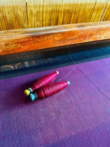 Wine Mercerized Cauterize Fabric
