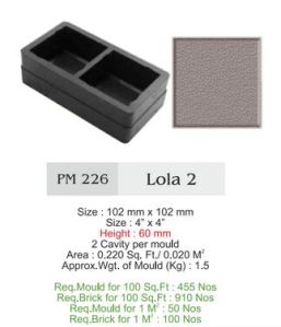 Paver Mould PM 226 Lola 2