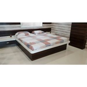 Wooden Designer Double Bed