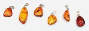 amber pendant