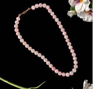 Rose Quartz Crystal Necklace