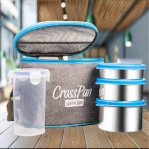 CrossPan Zion Stainless Steel Lunch Box with Tumbler