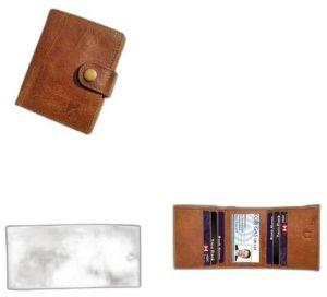 trifold leather wallet