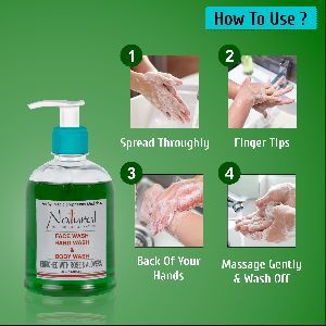 Natural The Essence Of Nature Hand/face/body Wash 480 Ml.