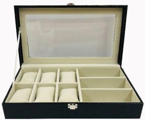 LA TROVE 6 SLOT WATCH BOX PLUS