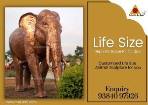 Life Size Elephant Statue for Outdoor