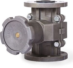 METERING VALVE FOR STEEL ABRASIVES AND AGGRESSIVE