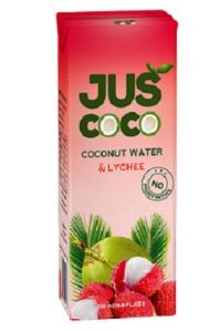 Lychee juice mixed with Coconut water