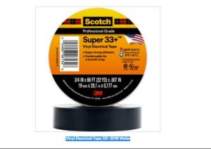 Scotch Vinyl Electrical Tape Super 33+