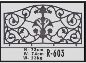 Cast Iron Window Grill