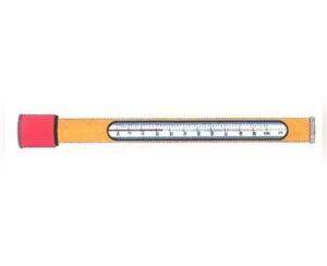 magnetic rail thermometer