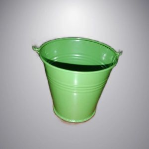 galvanized iron bucket for flower